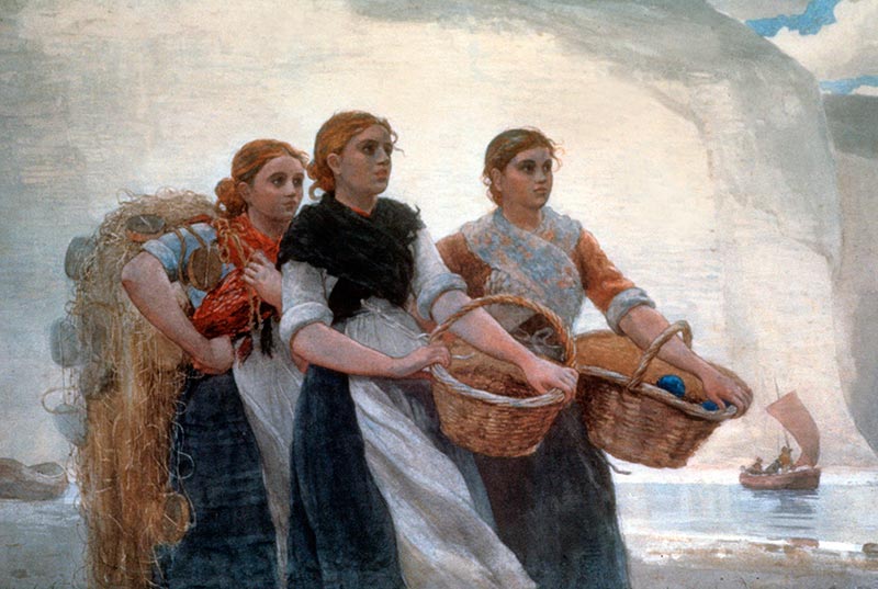 A Voice from the Cliffs by Winslow Homer